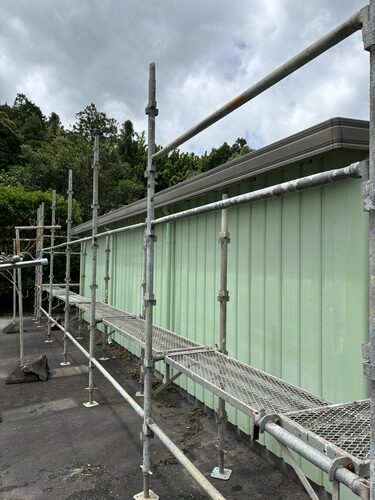 足場組み立て