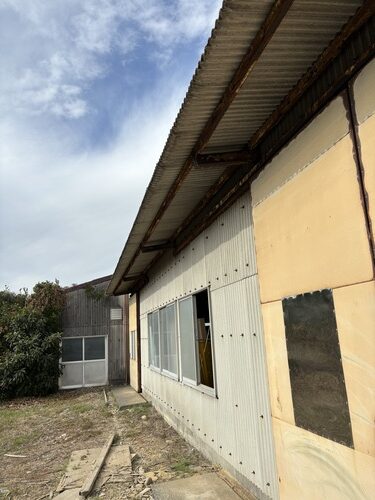 掛川市：スレート外壁の倉庫の塗装工事～塗装工事完了　240614