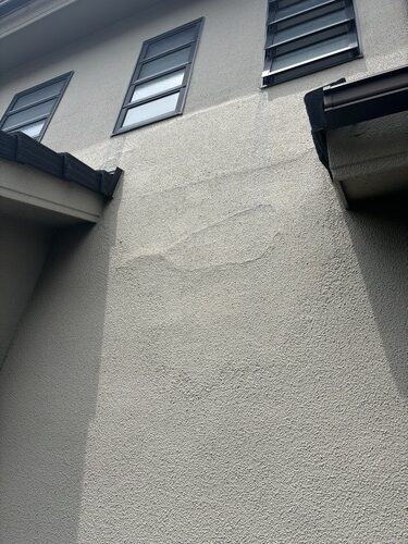 掛川市の外壁塗装｜モルタル外壁の膨れ補修とジョリパット仕上げ・A様邸