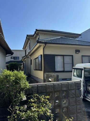 掛川市A様邸のジョリパット仕上げによる外壁塗装完成後